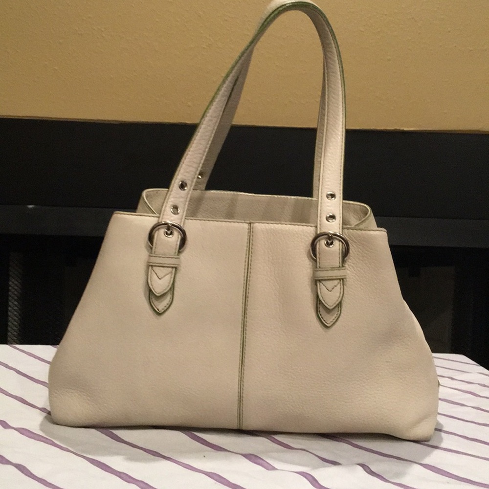 Cole Haan leather purse off white